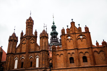 Fototapeta premium Views of the city center in Gdansk, Poland