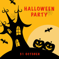 Halloween Party design EPS 10 vector