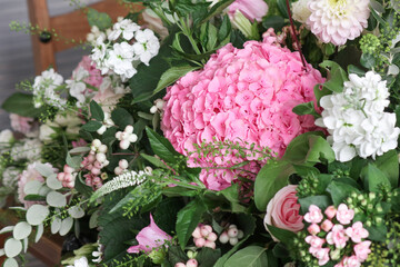 Vintage / Rustic Artisan Bridal Wedding Roses Floral Flower Bouquet Arrangement