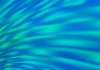 Light BLUE vector glossy bokeh pattern.