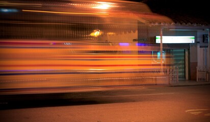 Bus in Motion