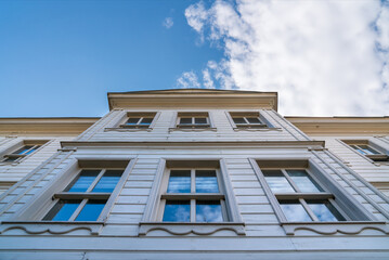 White historical mansion in istanbul