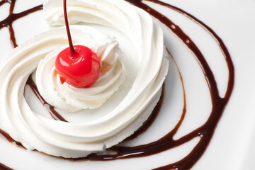 ホイップとチェリー