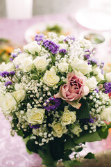 wedding bouquet of roses