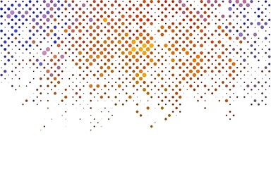 Light Orange vector template with circles.