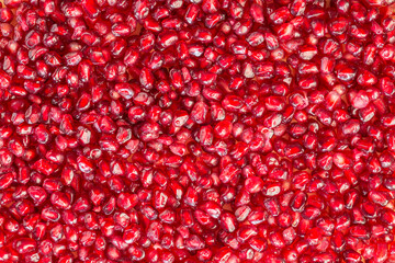 Pomegranate seeds background
Full frame of this saturated red colored tasty fruit
