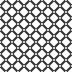 Rhombuses contours background. Seamless surface pattern design with diamonds ornament. Checks wallpaper. Ethnic mosaic motif. Crossed diagonal lines. Digital paper, textile print, page fill. Vector.
