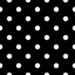 Seamless pattern. Big dots wallpaper. Circles image. Polka dot motif. Circular figures backdrop. Rounds background. Vector ornament. Dotted motif. Digital paper, textile print, web design, abstract