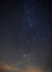 cielo con estrellas