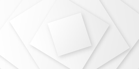 Simple minimalist abstract white background with square shapes