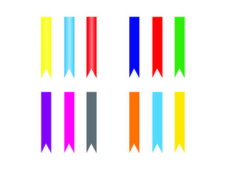 ribbon decoration icon vector illustration eps10