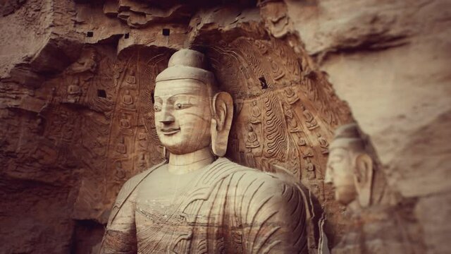 Buddha Stone Carving of Yungang grottoes
