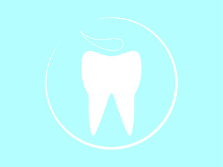 tooth sign symbol vector illustration eps10