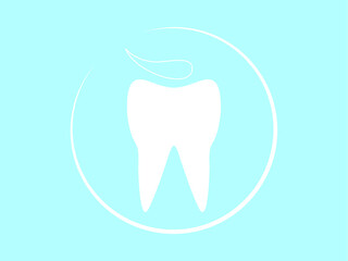 tooth sign symbol vector illustration eps10
