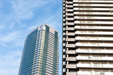 恵比寿ガーデンプレイスタワーとマンション