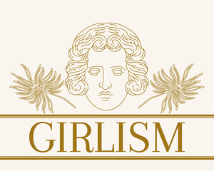 Vector placard with hand drawn illustration isolated. Creative artwork. Template for card, poster, banner, print for t-shirt, pin, badge, patch.