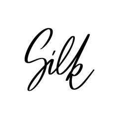 Fototapeta premium Vector hand drawn lettering isolated. Template for card, poster, banner, print for t-shirt, pin, badge, patch.