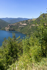 Obraz na płótnie Canvas Vacha Reservoir at Rhodope Mountains, Bulgaria