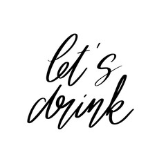 Vector hand drawn lettering isolated. Template for card, poster, banner, print for t-shirt, pin, badge, patch.