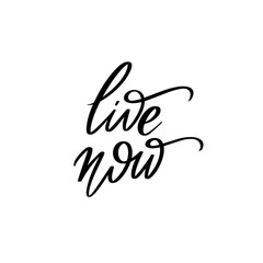 Fototapeta premium Vector hand drawn lettering isolated. Template for card, poster, banner, print for t-shirt, pin, badge, patch.