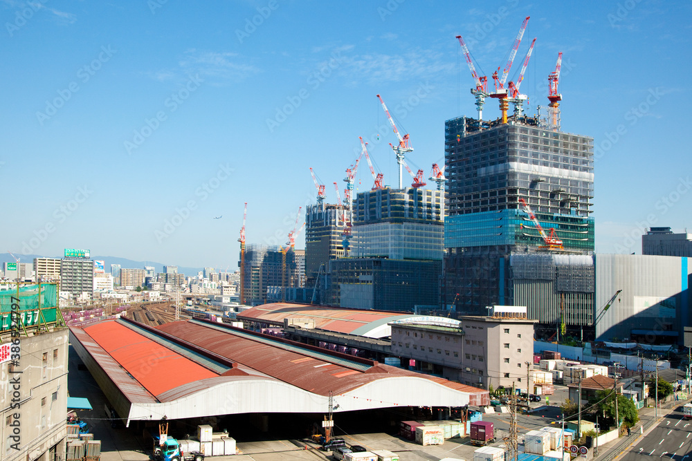 Poster 工事中の大阪北ヤード