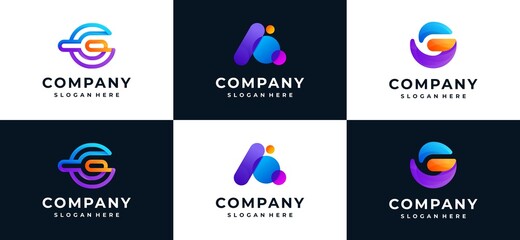 Abstract logo technology 