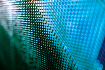 CloseUp LED blurred screen. LED soft focus background. abstract background ideal for design.