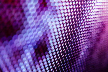 CloseUp LED blurred screen. LED soft focus background. abstract background ideal for design.