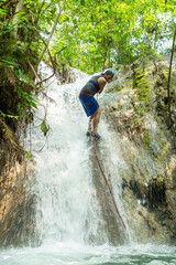 Obraz premium cascada de la frontera