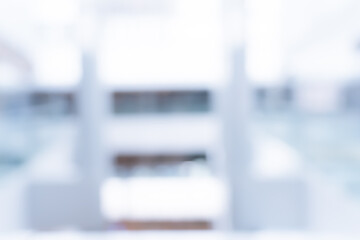 Abstract Shopping mall background with bokeh