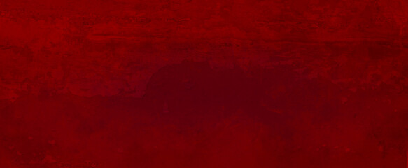 red grunge background texture in old vintage peeling paint design