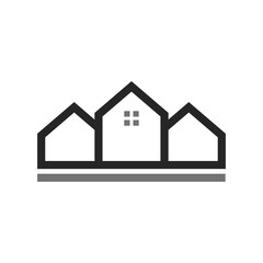 Real estate logo design template