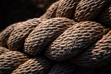 close up of a rope