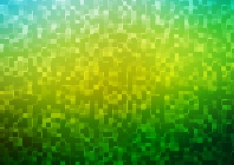 Dark Blue, Yellow vector background with rectangles.