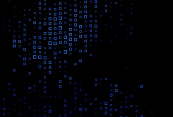 Dark BLUE vector texture in rectangular style.