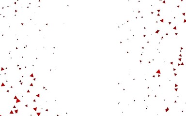 Light Red vector cover in polygonal style.