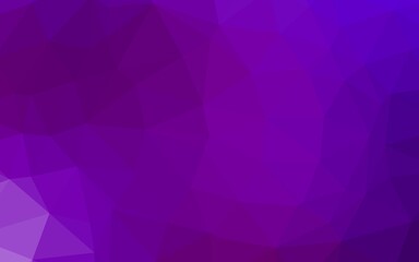 Obraz premium Light Purple vector blurry triangle template.
