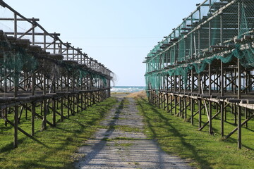 道北の漁師町の風景