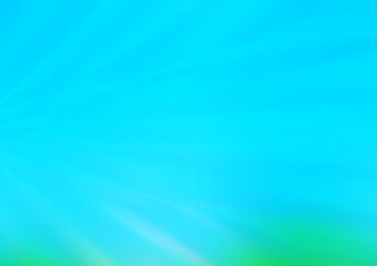 Light Blue, Green vector blurred and colored background.