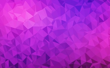 Obraz premium Light Pink, Blue vector polygon abstract layout.
