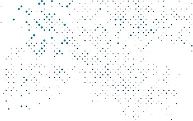 Light BLUE vector cover with spots.