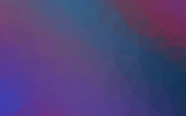 Obraz premium Dark Blue, Red vector abstract mosaic background.