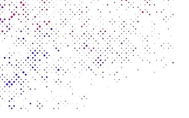 Light Blue, Red vector backdrop with dots.