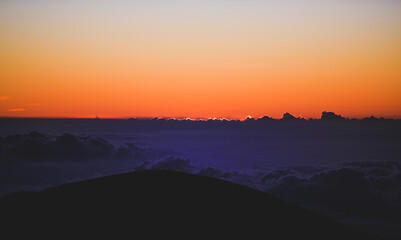 Sunset at Mauna Kea, Hawaii