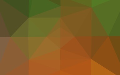 Light Green, Red vector low poly layout.