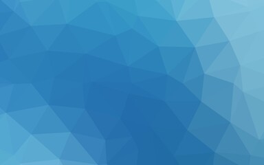 Fototapeta premium Light BLUE vector polygonal template.