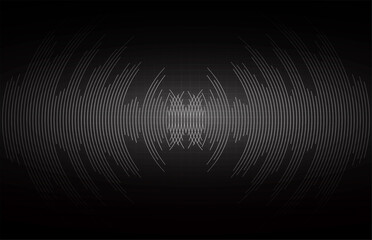 Sound waves oscillating dark light
