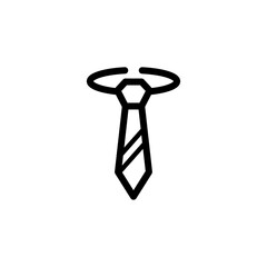 tie icon vector symbol template