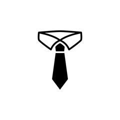 tie icon vector symbol template