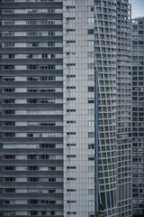 Fototapeta premium Detalles geométricos de un conjunto de edificios